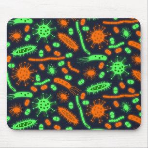 Leuchtende Bakterien Mikroorganismus giftig orange Mousepad
