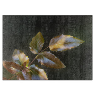 leuchtende Blätter Schneidebrett