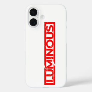 Leuchtende Briefmarke iPhone 16 Hülle