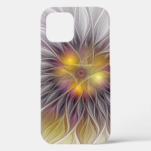 Leuchtende bunte Blume, abstrakter moderner Frakta Case-Mate iPhone Hülle