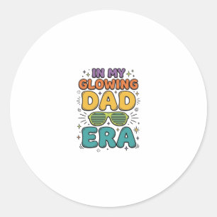Leuchtende Dad Era Retro Sonnenbrille Dad Shirt De Runder Aufkleber