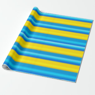 Leuchtende, glatte Diamanten koordinierende Streif Geschenkpapier