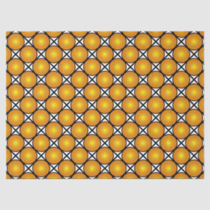 Leuchtende goldene Punkte Schwarz-Weiß-Gittermuste Seidenpapier