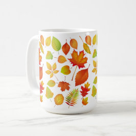Leuchtende Herbstleaves Kaffeetasse