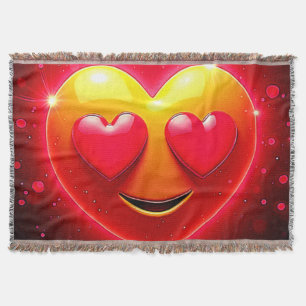 Leuchtende Herz-Augen-Emotion Decke