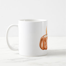 Leuchtende Kürbiskürbis-Kerze Kaffeetasse
