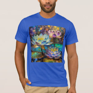 Leuchtende Lotusblumen Trio T-Shirt