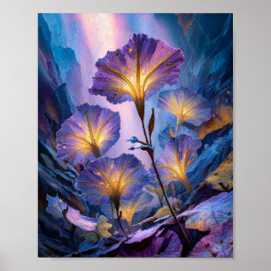 Leuchtende Nachtblüten Poster