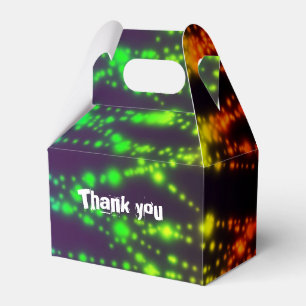 Leuchtende Neonlicht-Partygeschenkschachteln im Du Geschenkschachtel