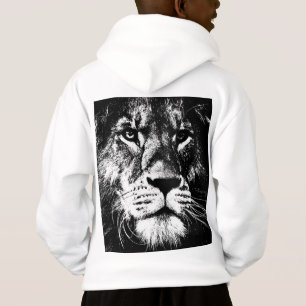 Leuchtende Rückseite Druckvorlage Kids Boys Modern Hoodie