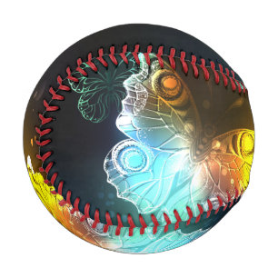 Leuchtende Schmetterlinge und Nachtfalter Baseball