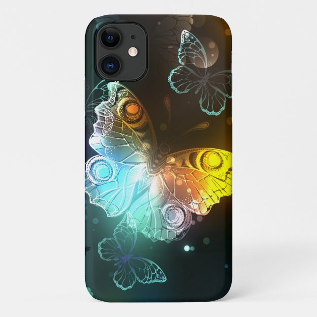 Leuchtende Schmetterlinge und Nachtschmetterlinge Case-Mate iPhone Hülle (Rückseite)