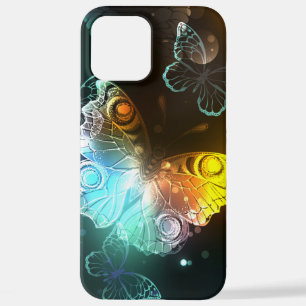 Leuchtende Schmetterlinge und Nachtschmetterlinge iPhone 12 Pro Max Hülle