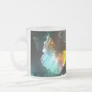 Leuchtende Schmetterlinge und Nachtschmetterlinge Mattglastasse