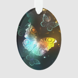 Leuchtende Schmetterlinge und Nachtschmetterlinge Ornament
