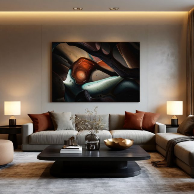 Leuchtende Sci-Fi-Abstraction Poster (Von Creator hochgeladen)