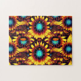 Leuchtende Sonnenblumen