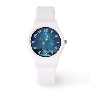 Leuchtende Sterne Armbanduhr