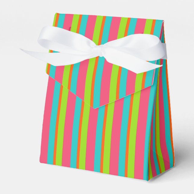 Leuchtende Streifen Geschenkschachtel (Vorderseite)