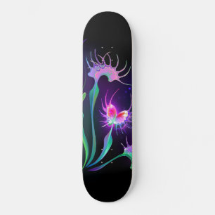 Leuchtende Venusfliegenfalle Skateboard