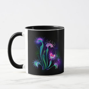 Leuchtende Venusfliegenfalle Tasse