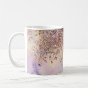 Leuchtende Wald Kaffeetasse
