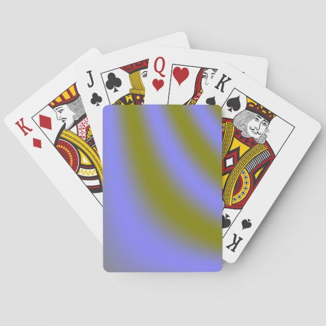 Leuchtende Wolken spielen Karten Spielkarten (Rückseite)
