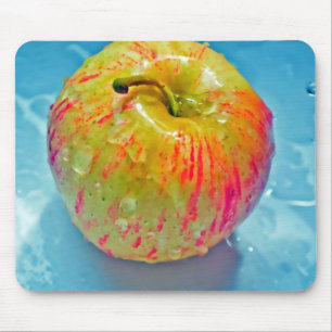 Leuchtender Apfel Mousepad