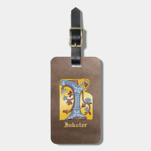 Leuchtender Buchstabe I Gepäckanhänger