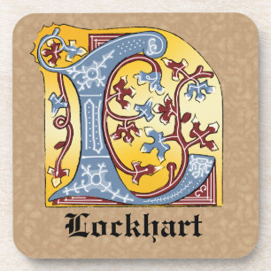 Leuchtender Buchstabe L Getränkeuntersetzer