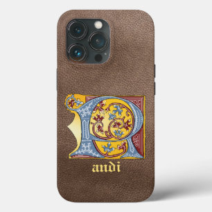 Leuchtender Buchstabe R für mittelalterliches Blau Case-Mate iPhone Hülle