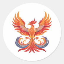 Leuchtender mythologischer Fantasy-Phönix-Vogel