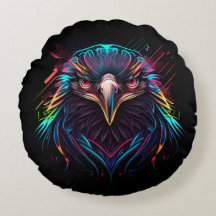 Leuchtender Neon Eagle Artistic