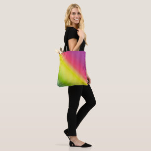 Leuchtender Neon fluoreszierender Regenbogenfarbst Tasche