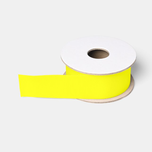 Leuchtender Neon Yellow Ripsband (Spule)