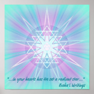 Leuchtender Stern Poster