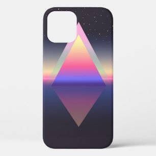 Leuchtendes Dreieck. Ethereum-Konzept. Futuristisc Case-Mate iPhone Hülle