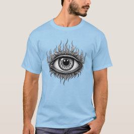 Leuchtendes drittes Auge-Design T-Shirt