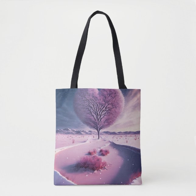 Leuchtendes Herz der Nacht Tasche (Vorderseite)