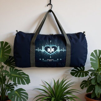 Leuchtendes medizinisches Herzschlag-Puls-EMT-Desi Duffle Bag