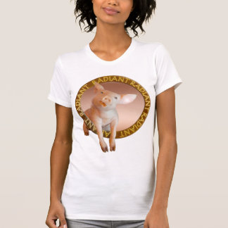 Leuchtendes Schwein T-Shirt