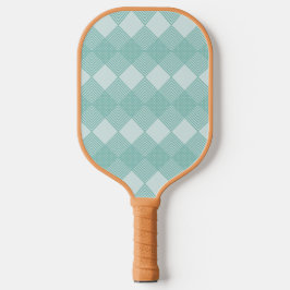 Leuchtendes türkisfarbenes blaues Diamant-Schaltmu Pickleball Schläger