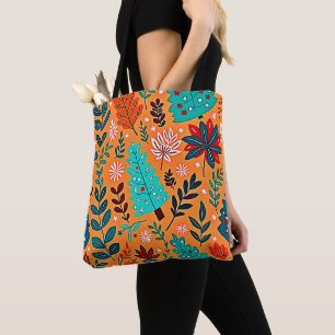 Leuchtendes Weihnachtsmuster-Design Tasche