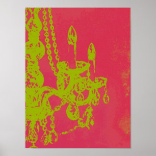 Leuchter-Glamour ~ Druck/Plakat Poster