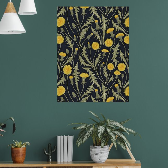 Leuchter, grün, gelb und schwarz poster (Wohnzimmer 1)