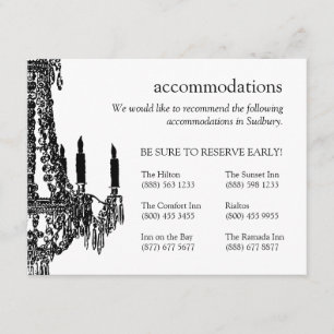 Leuchter-Save the Date Einladung