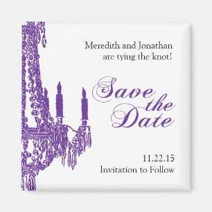 Leuchter-Save the Date Magnet