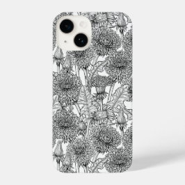 Leuchter, schwarz und weiß iPhone 14 hülle