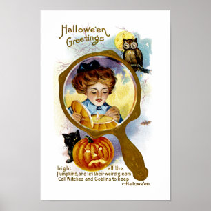 Leuchtet alle Kürbisse! Poster