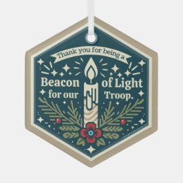 Leuchtfeuer für unser Truppengeschmack Ornament Aus Glas